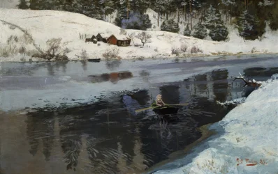 Winter aan de rivier Simoa